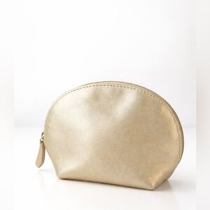 Mark & Graham Gold Cosmetic Bag